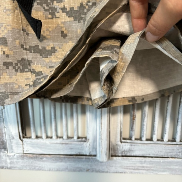 Manier De Voir Gray/Tan Digital Camo Mini Skirt Skort NWT - Picture 6 of 9